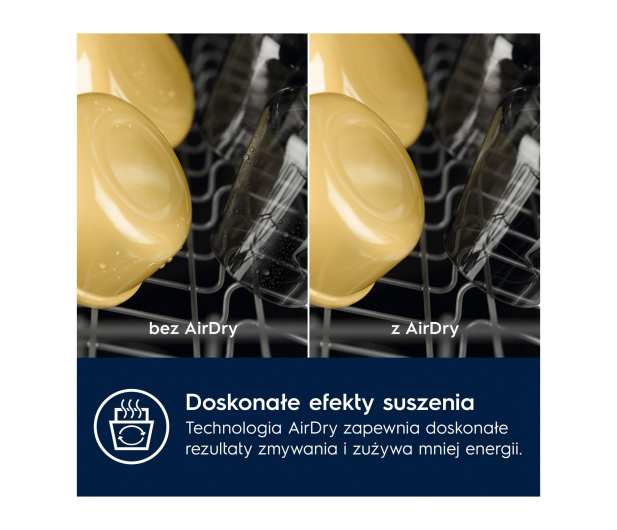 Zmywarka ELECTROLUX E62LB201S 60cm, 14kpl, QuickSelect 2.0, satelitarne 360Clean® ; Kosze FlexiMax Plus ,3kosz - 1536158 - zdjęcie 10